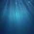 视频素材 ▏k1141 超唯美梦幻阳光光线透过蓝色海水海底波纹荡漾海浪空镜头歌舞晚会大屏幕舞台LED背景视频 动态视频素