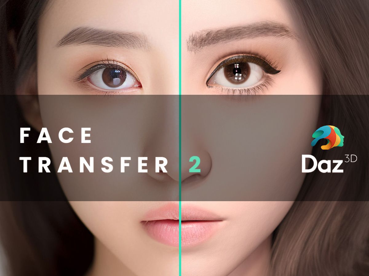 Daz 3D - Face Transfer 2插件：照片生成3d角色的简单使用