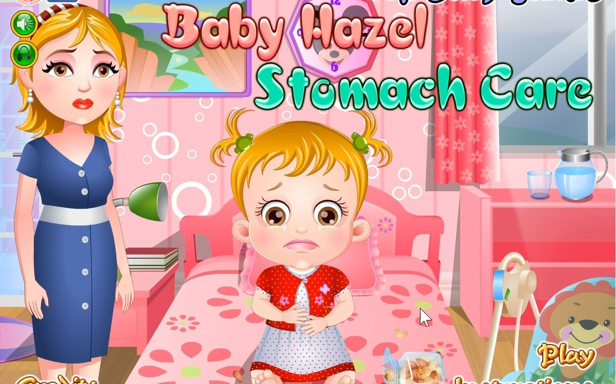 【童年游戏可爱宝贝系列】可爱宝贝看胃病