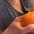 【真空】顽皮美女吃橘子都那么不正经