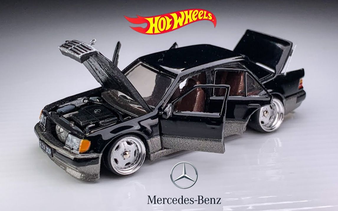 jdp改造风火轮 - 全开门双色奔驰500e w124 - jakarta diecast