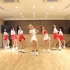 韩国组合AOA练习室版本，一群超短裙