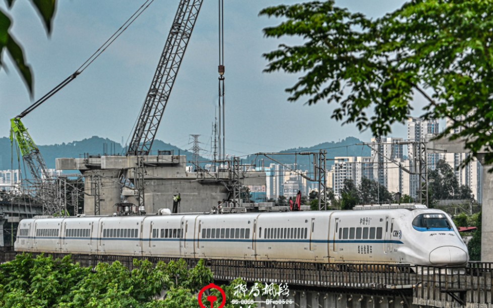 【中国铁路】CRH2A2010担当DJ1096接近青茅站去衡柳上行方向