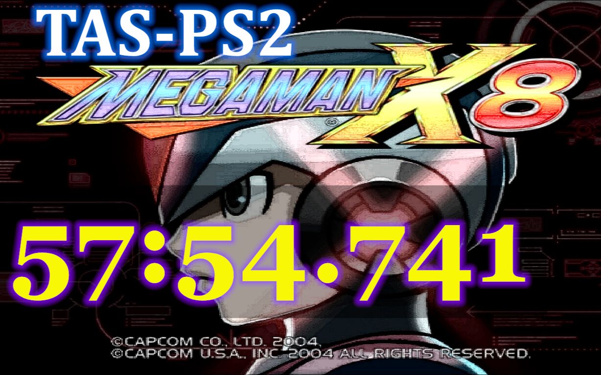 【tas-ps2《洛克人x8》any in 57:54.741_哔哩哔哩_bilibili