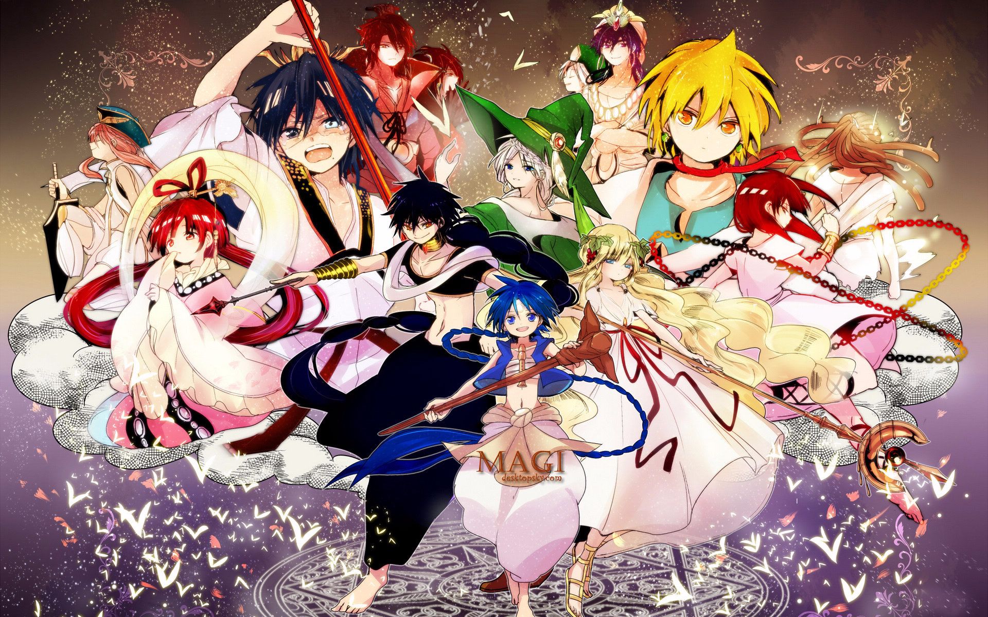 【op替换】黑执事op1:モノクロのキス-シド替魔笛magi the kingdom of