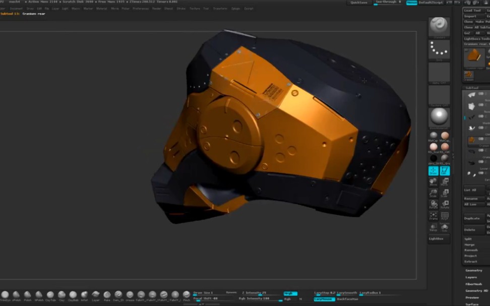 Blender 3D 硬表面布线–6集(附笔刷下载)