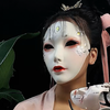 面具是一种诱惑，它让我在众人面前展现出无与伦比的吸引力和魅力。#面具 #面具道具 #汉服配饰 #魂作物面具 #cos道具