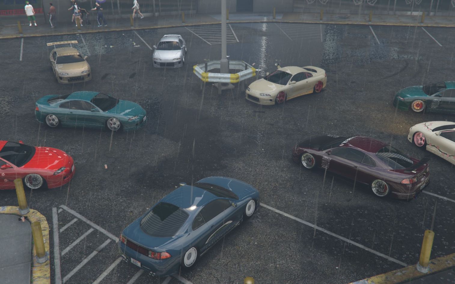 gta5线上聚会|半影使者ff改装案例|新车轮真的好看!