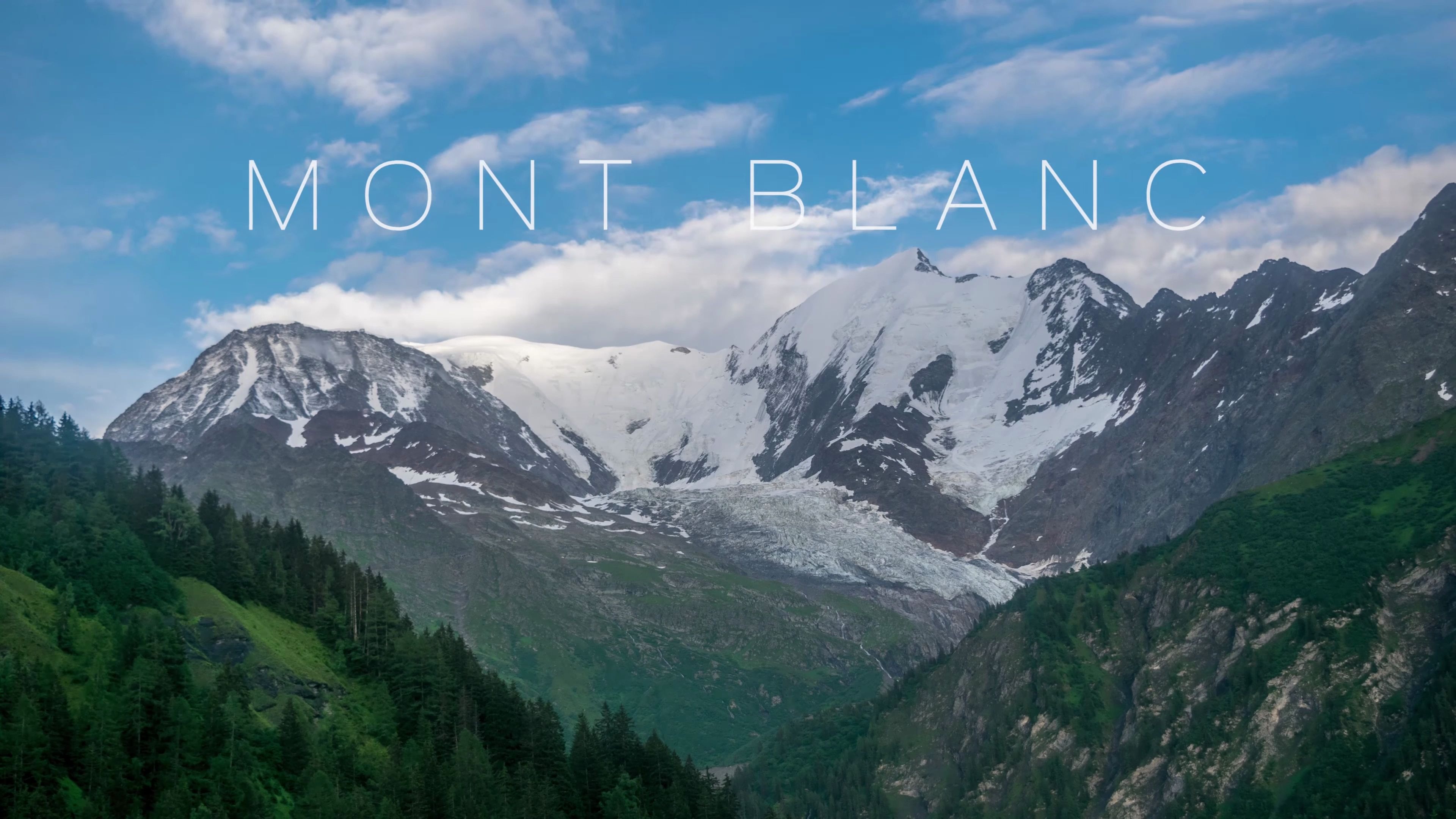 MONT BLANC | 4K延时展现最好看的山峰勃朗峰航拍延时摄影