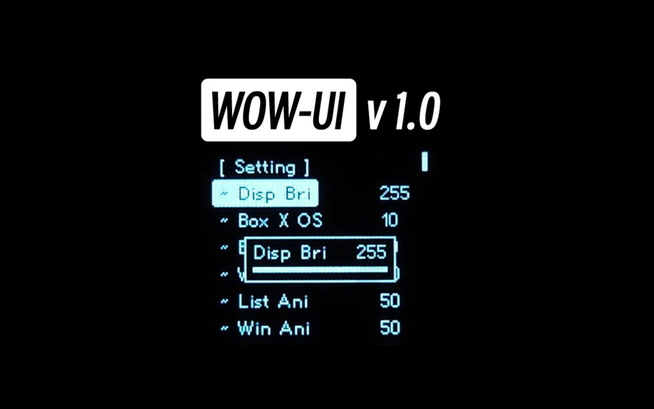 【不开源】WOW-UI，拖影风格多级菜单，又名 WouoUI - Lite_General_Pro_Plus_Ultra