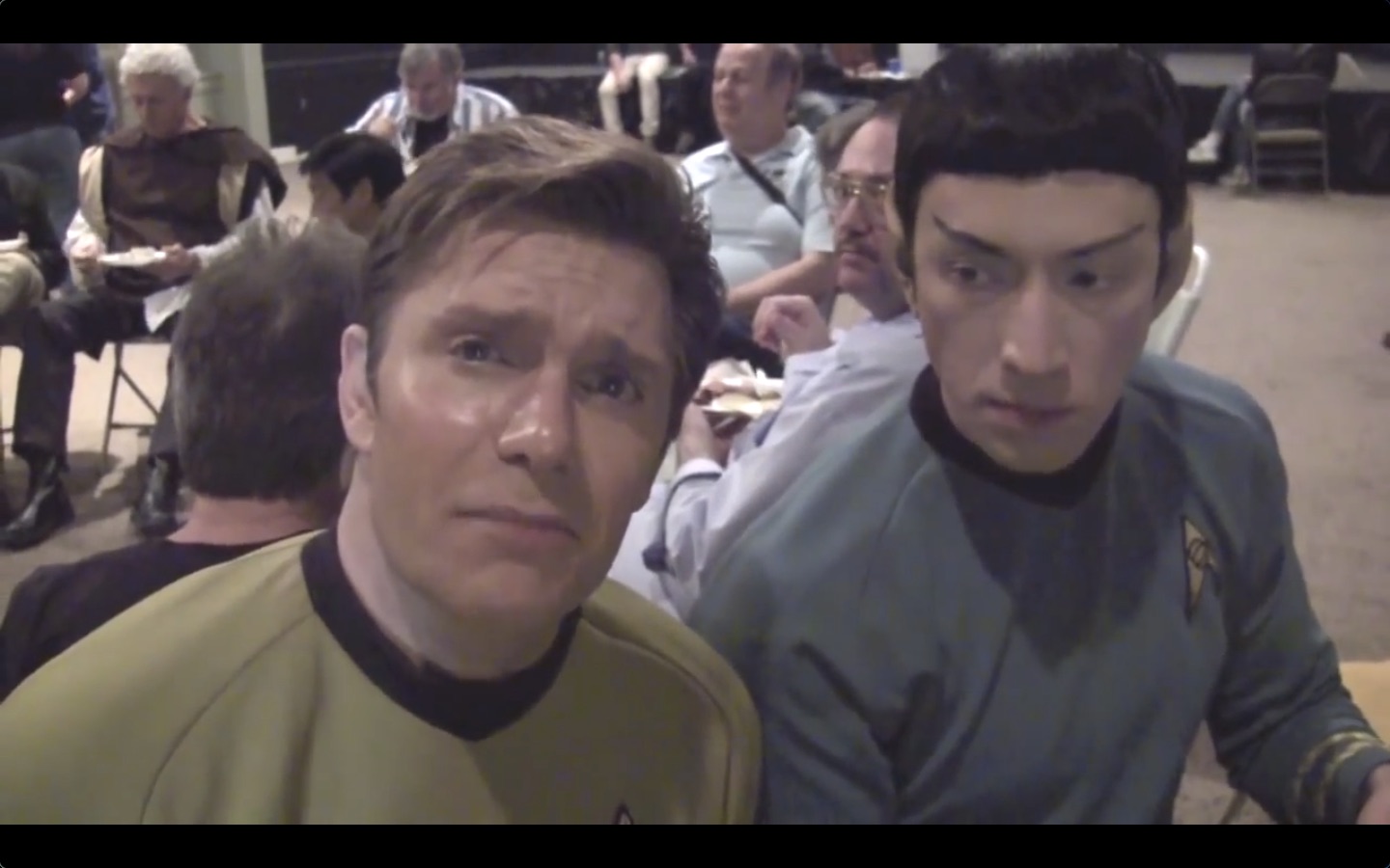 【星际迷航再续原初】vic-kirk & todd-spock on set