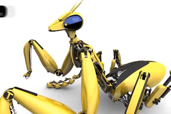 机械数字化产品设计大赛全国一等奖足式仿生螳螂机器人