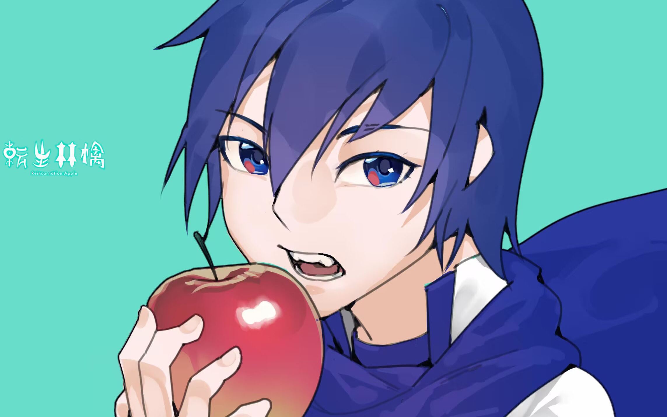 KAITO カイト 缶バッジ R_りんご りんご 桜ミク×ひろはこ2025 函館ver KAITO カイト缶バッジセット