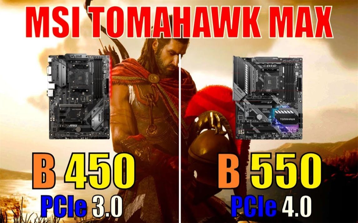 B450（PCIE 3.0） vs B550（PCIE 4.0）  游戏性能测试对比（1080P分辨率） RX 5600XT + R5 3600X  60帧视频