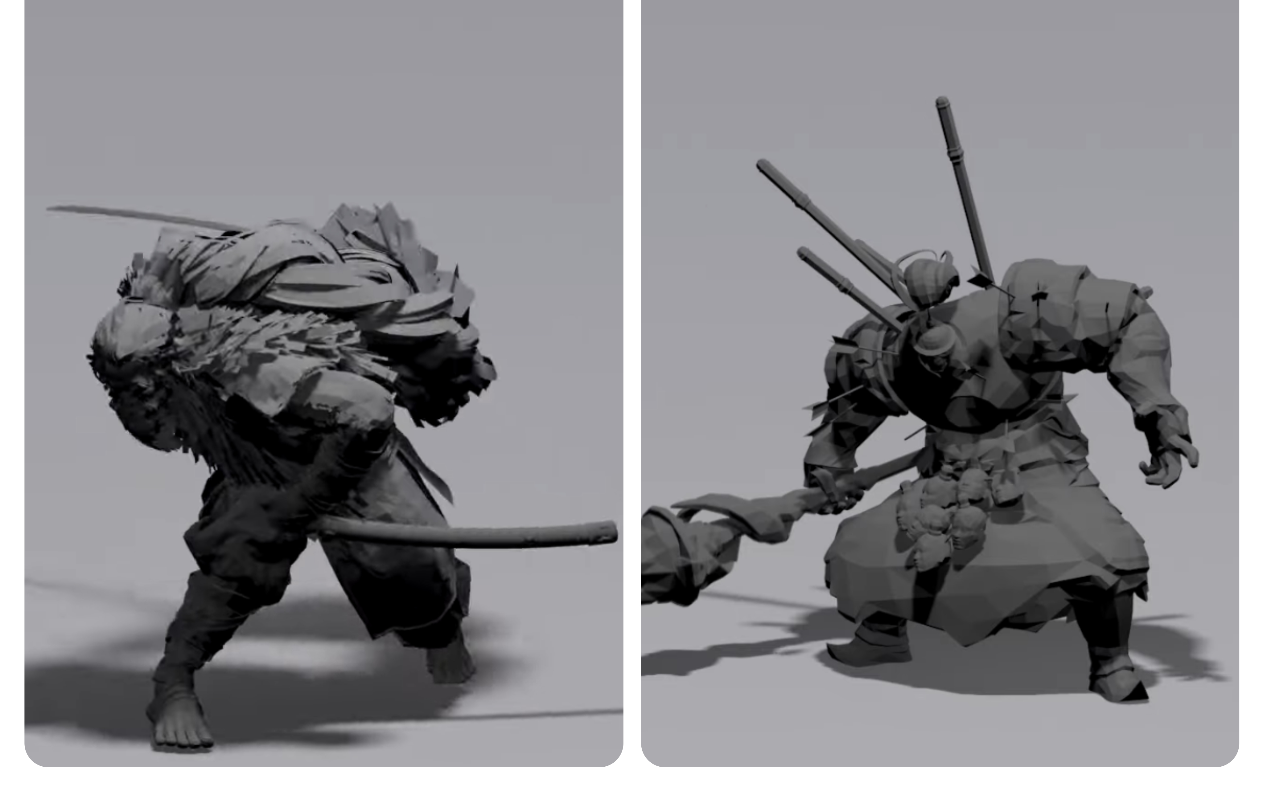 各种武器动画、攻击动画、连招动画！