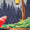 丙烯马克笔手绘红雨伞，一起来画画吧