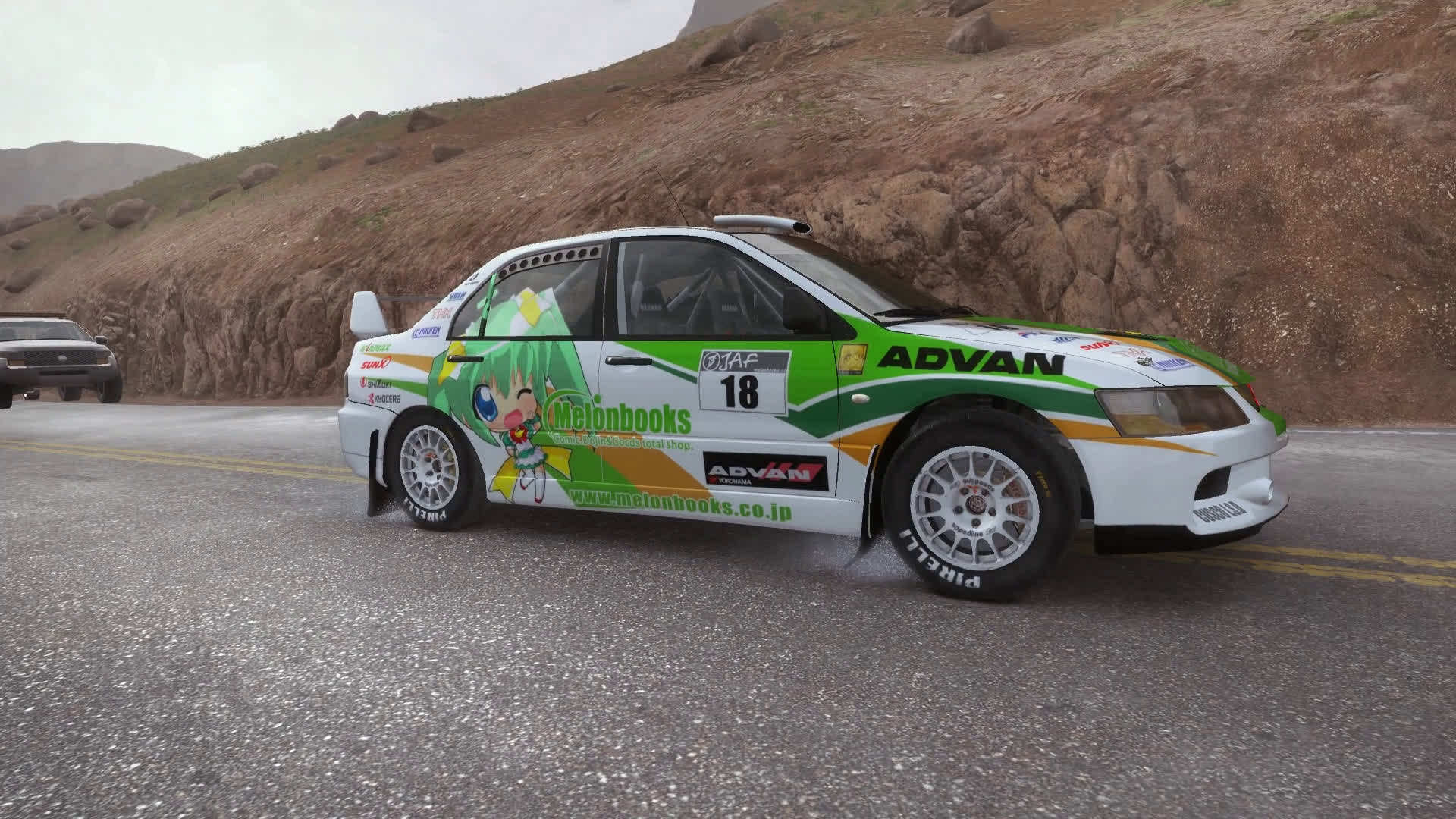 dirt rally mitsubishi lancer evolution ix (rally version)