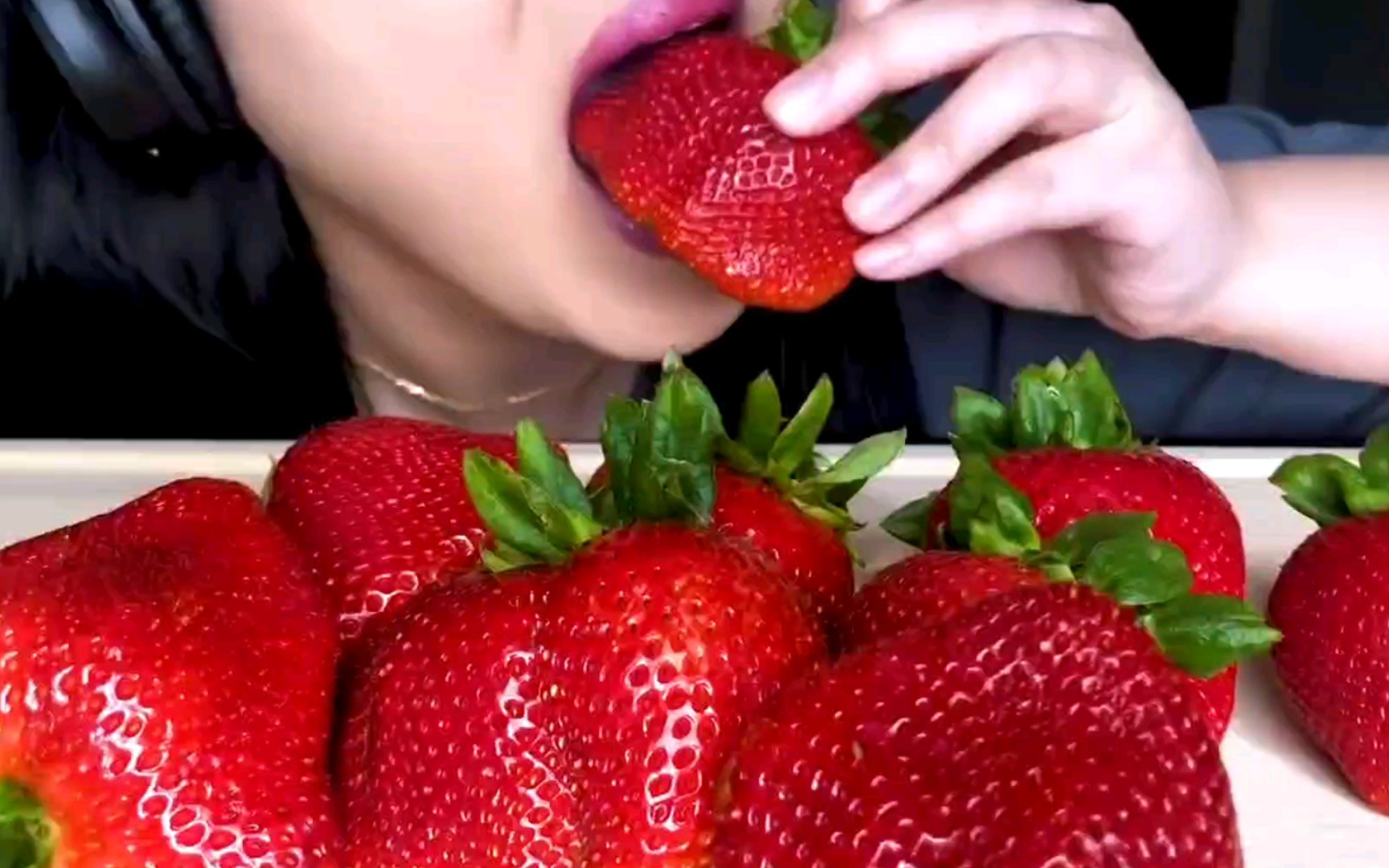 ⭐剪片头|合集⭐Phan 超大甜草莓、多汁什锦水果盘、黑莓、蓝莓