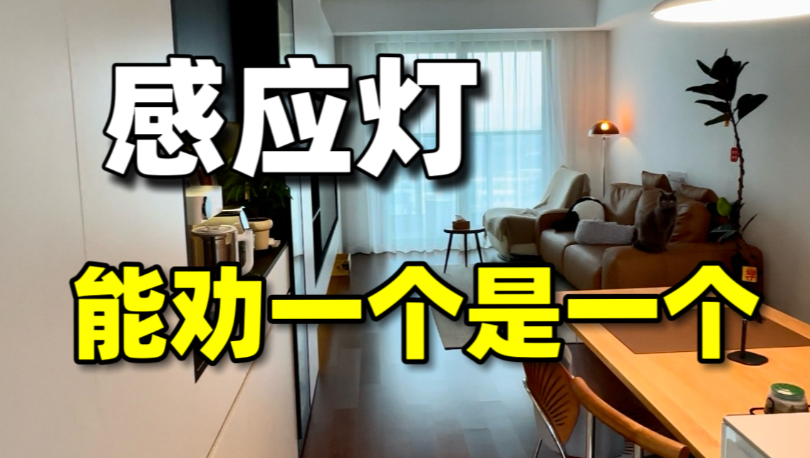感应灯能劝一个是一个！