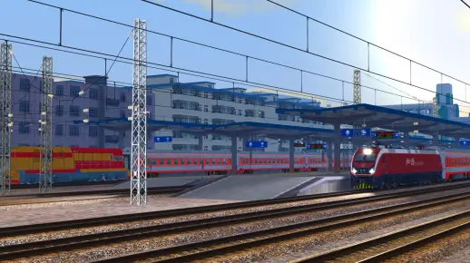 模拟火车行车实况|青杭快速K390次西宁-杭州【西宁-兰州】|兰青线