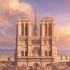 【法国巴黎圣母院】4K画质音乐云逛，法国最具代表性的文物古迹和世界遗产之一。
