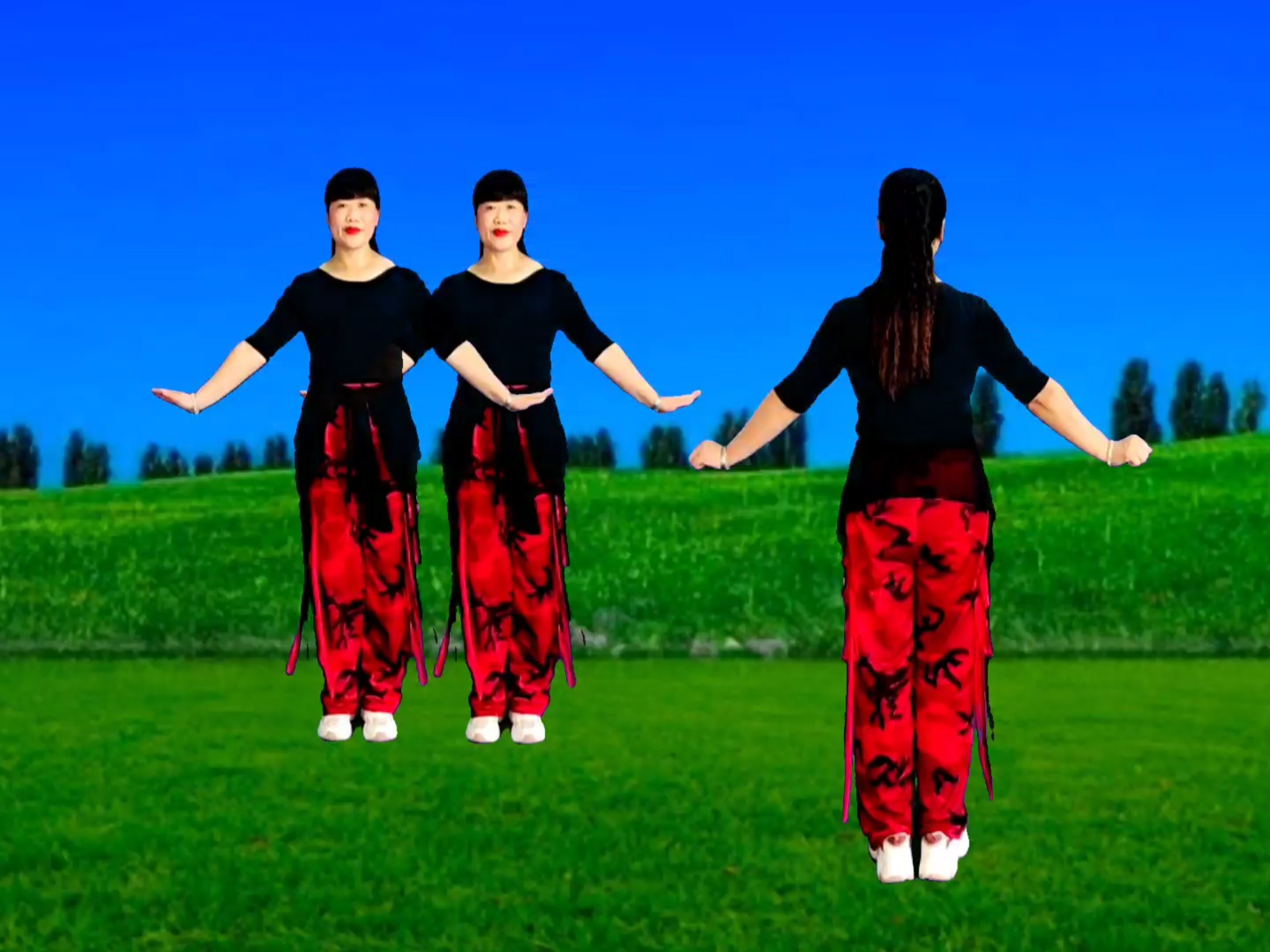 经典老歌广场舞《走天涯》正反面带跳，百听不厌简单易学