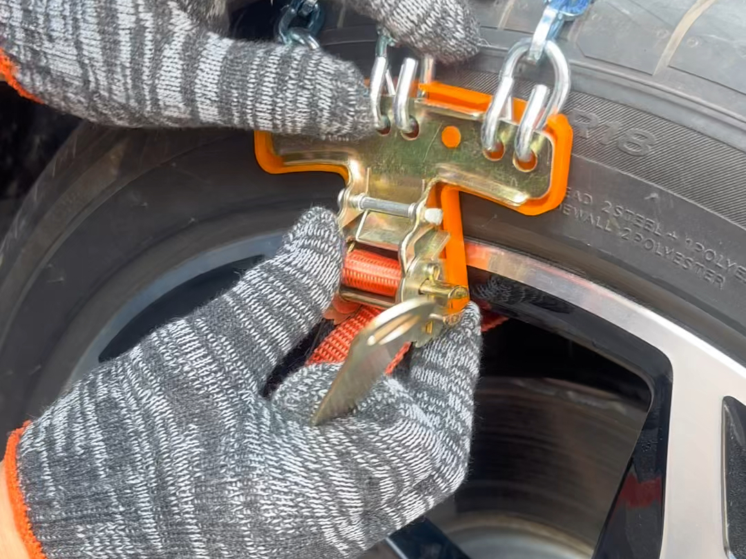 防滑链安装拆卸详细教程