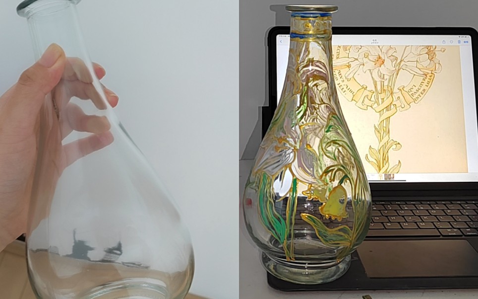 改造一个玻璃花瓶