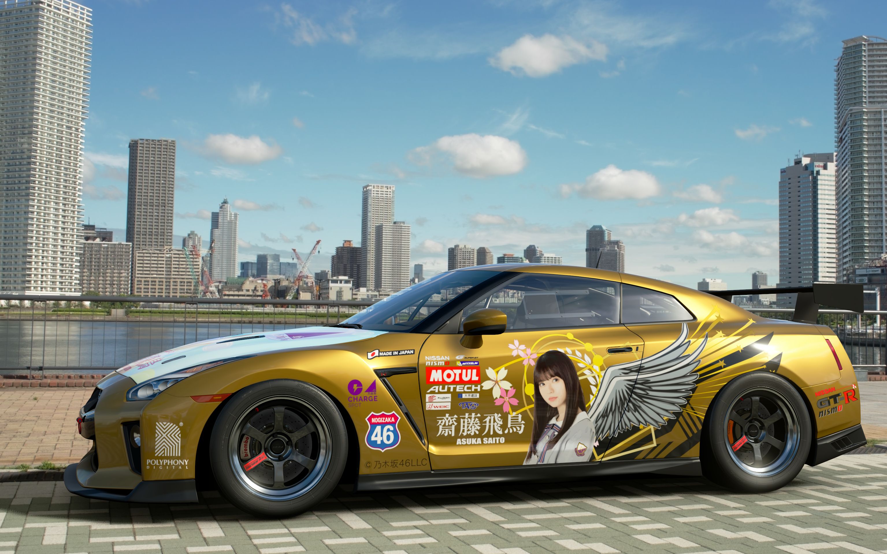 乃木坂46 齋藤飛鳥x Nissan GT-R R35 (GT Sport)-哔哩哔哩