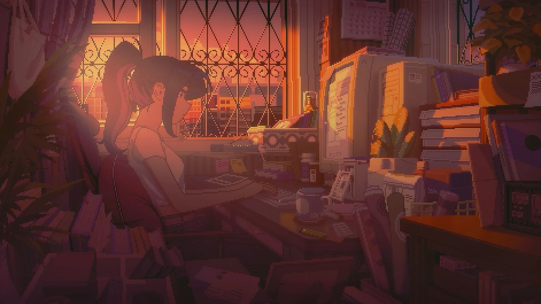 【S4U丨Lofi】麻园的黄昏，Typing in the Room