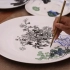 【陶瓷装饰彩绘】2.7.2釉上彩写意花鸟的技法—葡萄的画法