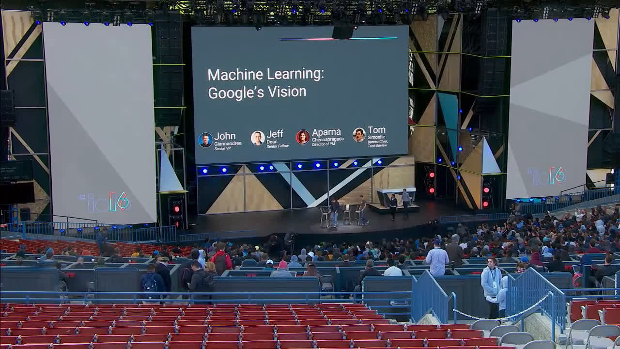 machine learning- google"s vision - google i-o 2016