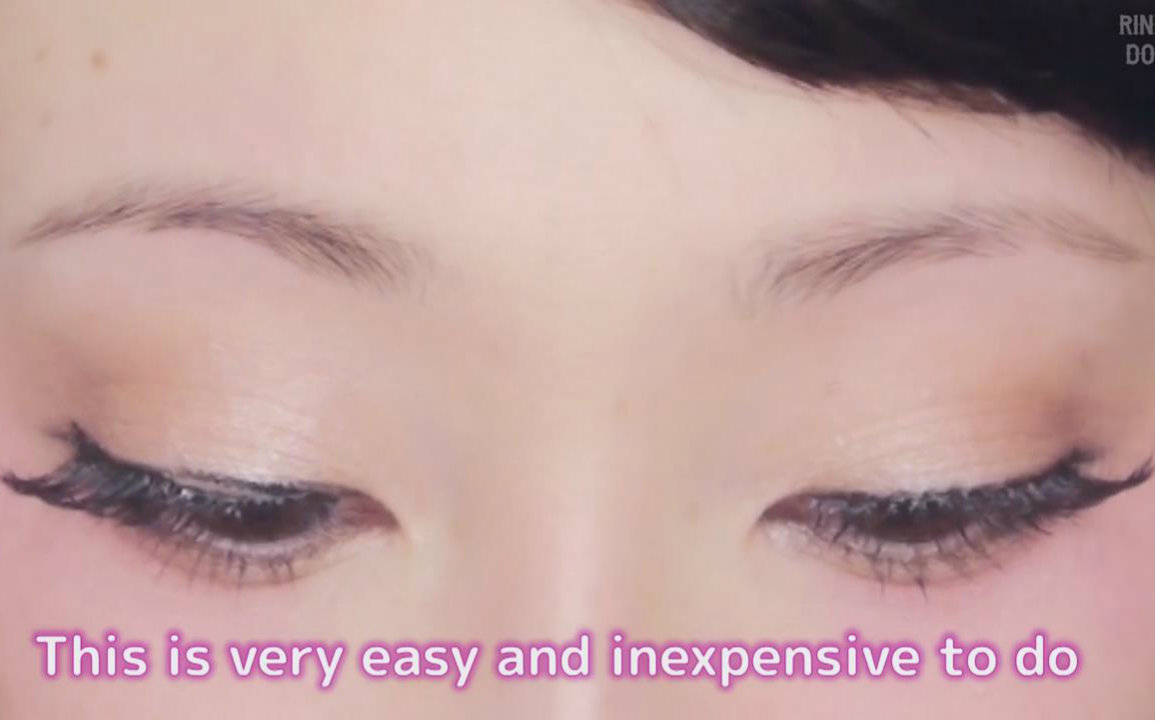 【RinRinDoll】简单的DIY眉毛修剪术!【英文字