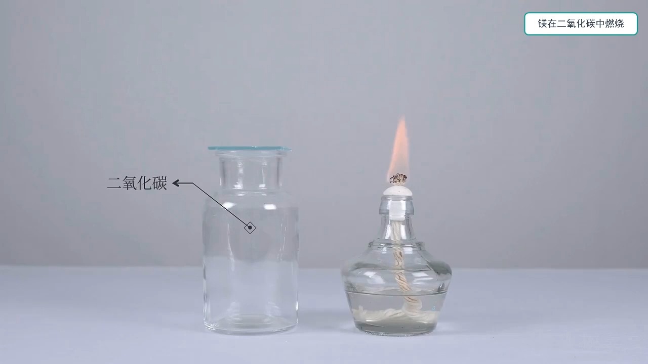 216_镁在二氧化碳中燃烧