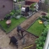 牛人花了1万元在自家大院子里造了个小花园，羡慕家里有院子的！