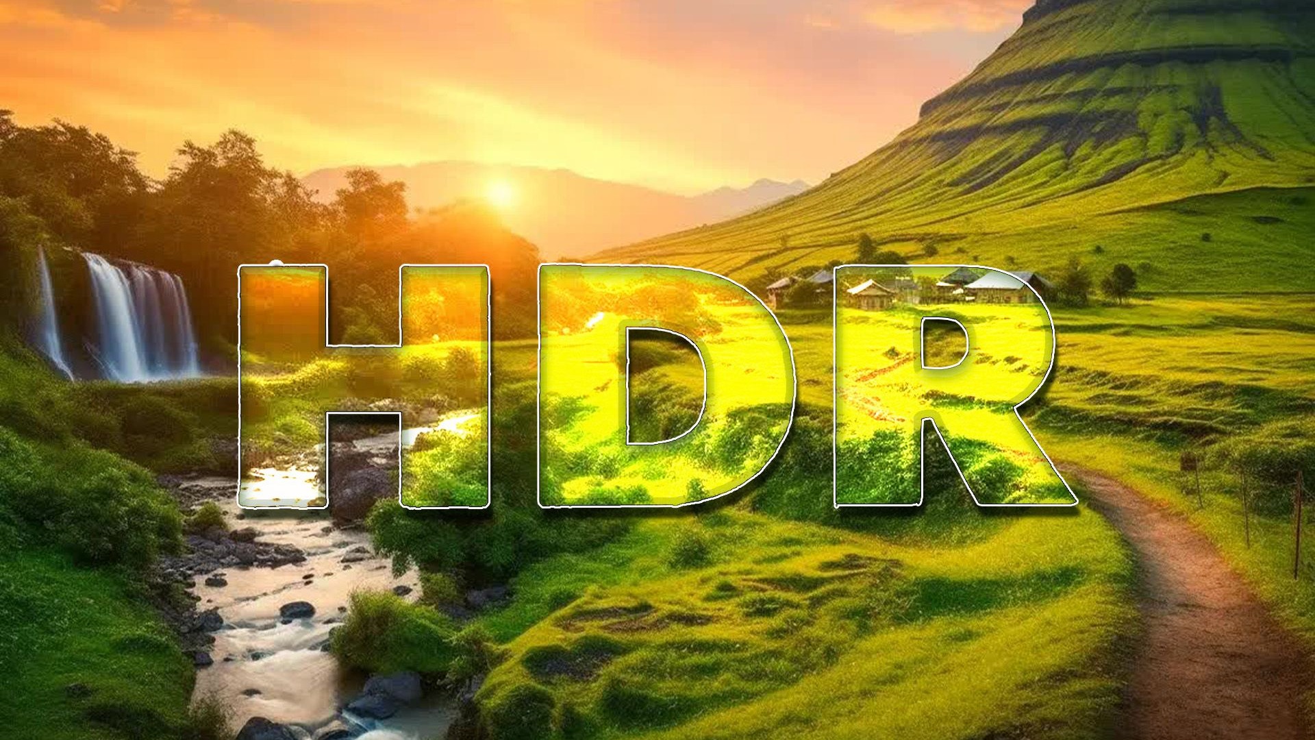 【4K60帧 HDR】“既然无法走遍天下，那就在这里云游天下” |真色彩杜比视界|绝美风光素材| 电视背景音乐| 放松冥想、治疗或睡眠