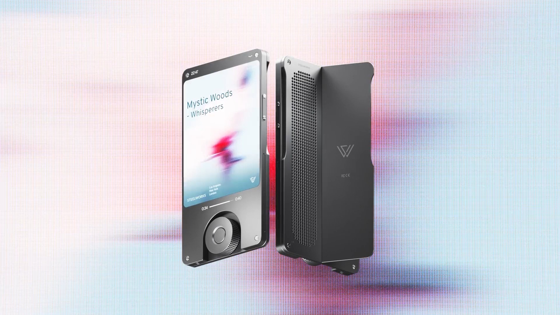 【动态视觉鉴赏】SW-1 Music Player音乐播放器商业广告短片，数码产品三维创意动画，C4D音乐播放器三维动画设计
