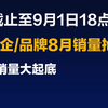 2025年8月各车企/品牌8月销量抢先看
