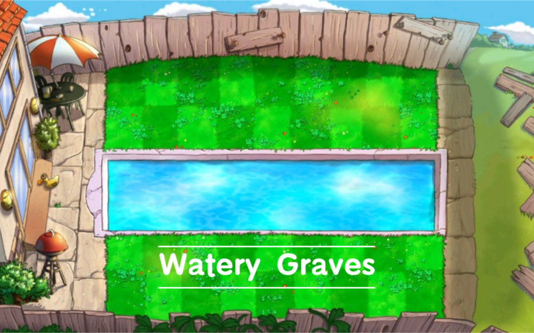 库乐队还原植物大战僵尸泳池waterygraves