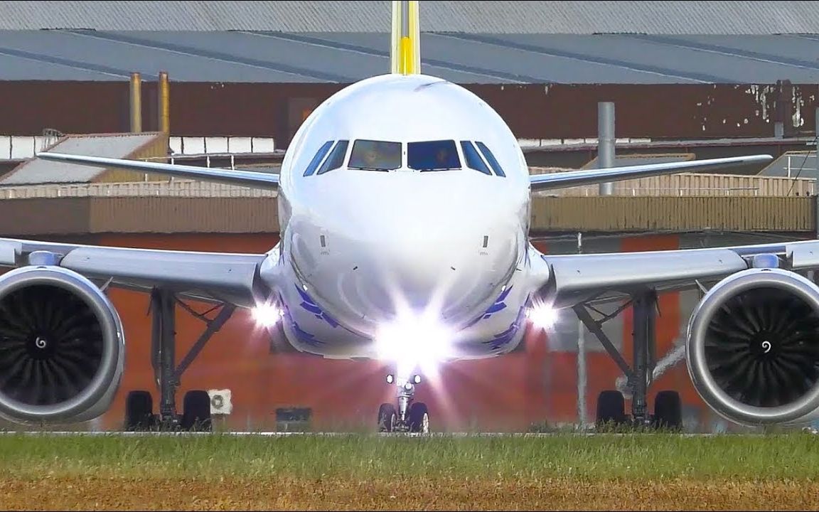 【1080p】墨尔本机场的下一代飞机-737max-a320neo-a350