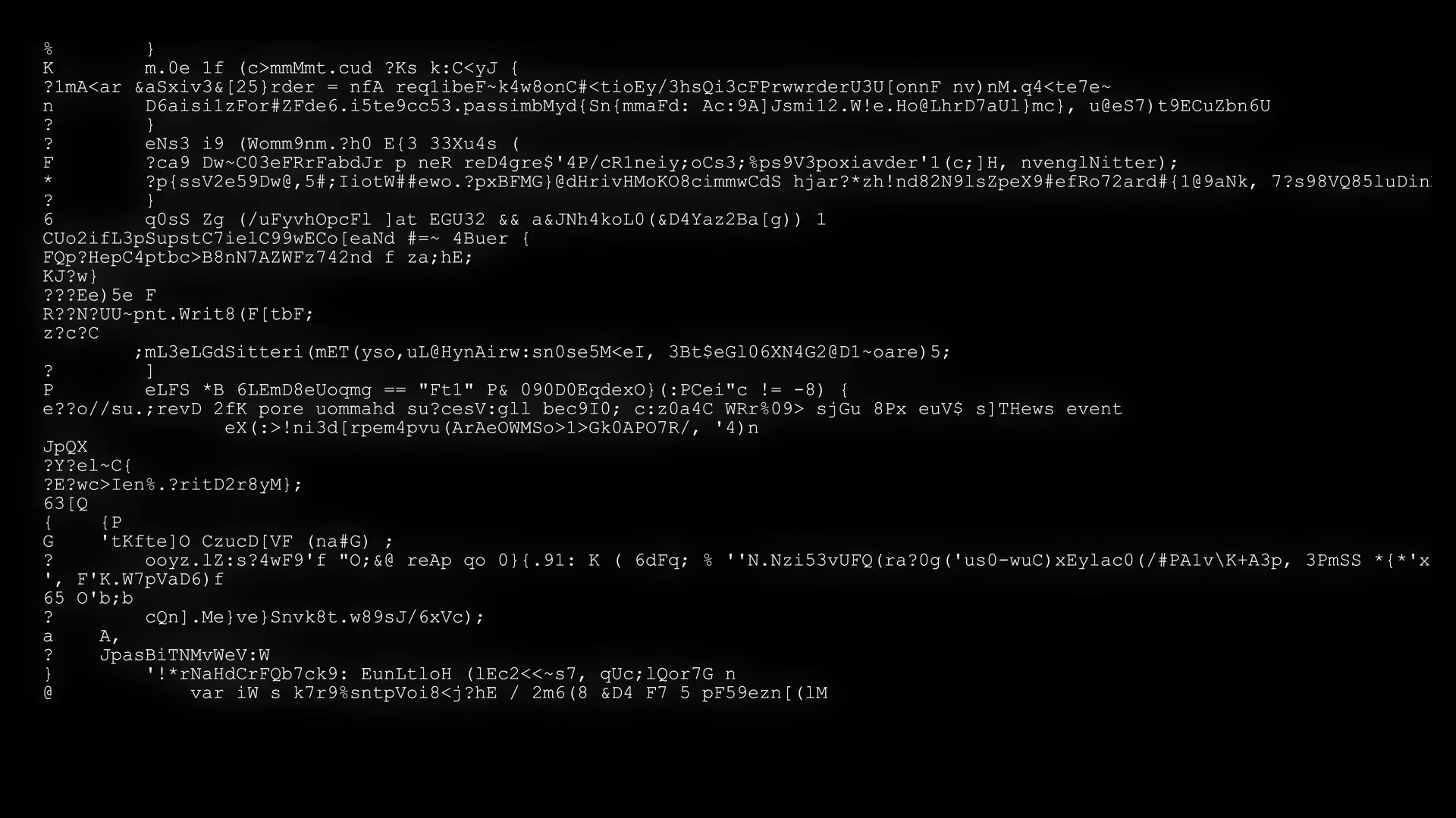 【舞台背景】65- 黑白代码字符输入动态循环视频背景❤️ 浪漫梦幻舞蹈晚会年会循环动画