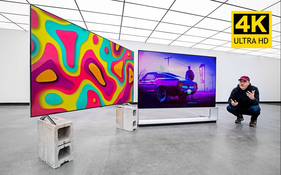 【4K】LG MiniLED vs LG OLED 电视该选哪款更好？大胡子来告诉你 | Unbox Therapy | 机翻中文