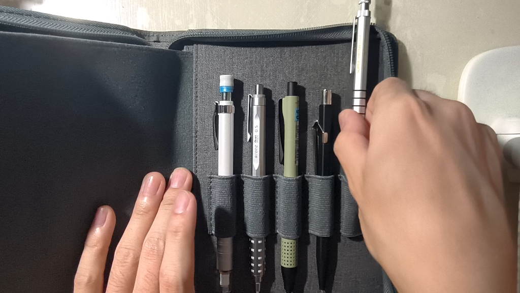 开箱kaco灰色10格笔包，顺便折腾一下笔闲聊一下