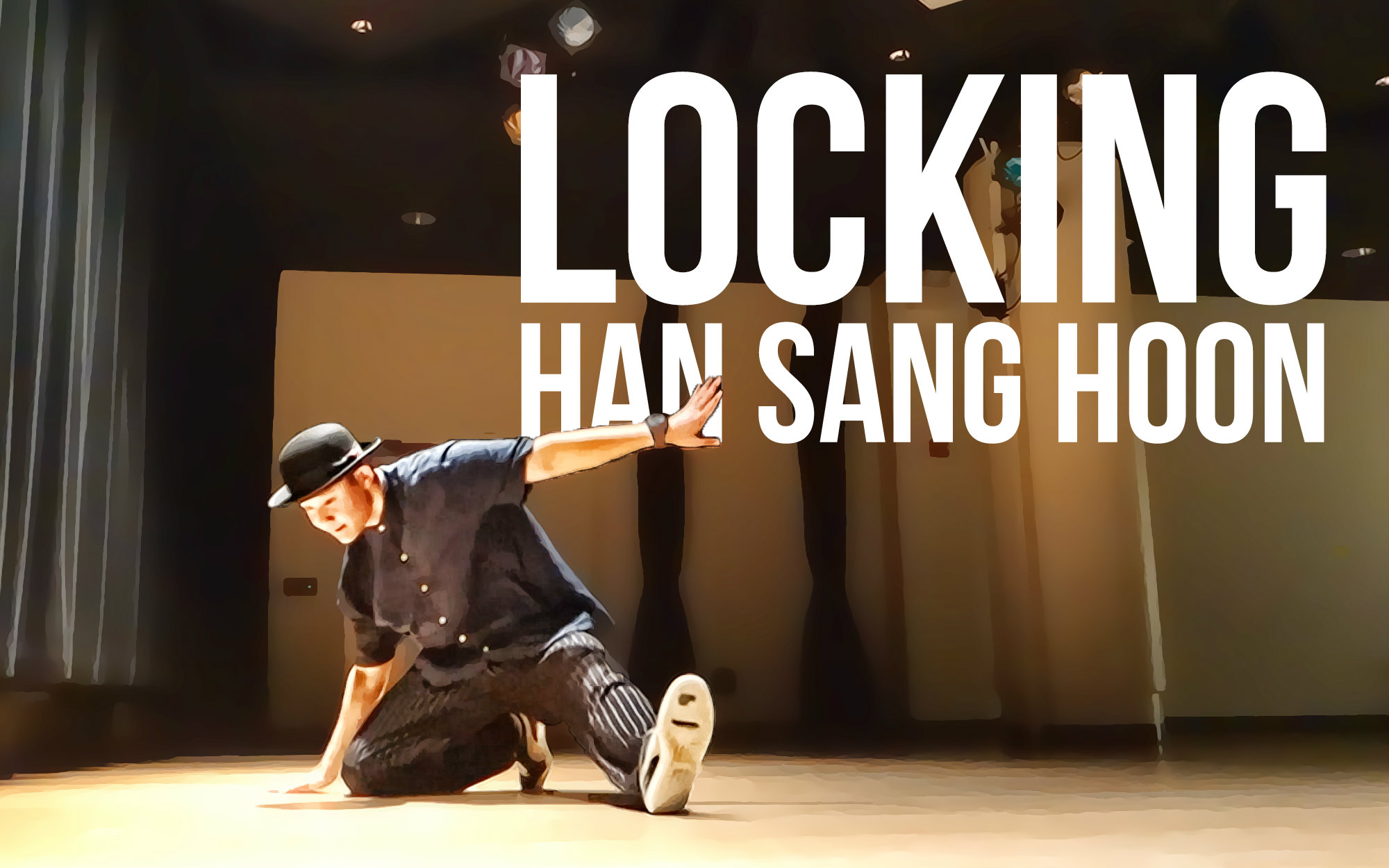 【舞魅金斯顿】locking john 的个人短 solo   james brown   funky