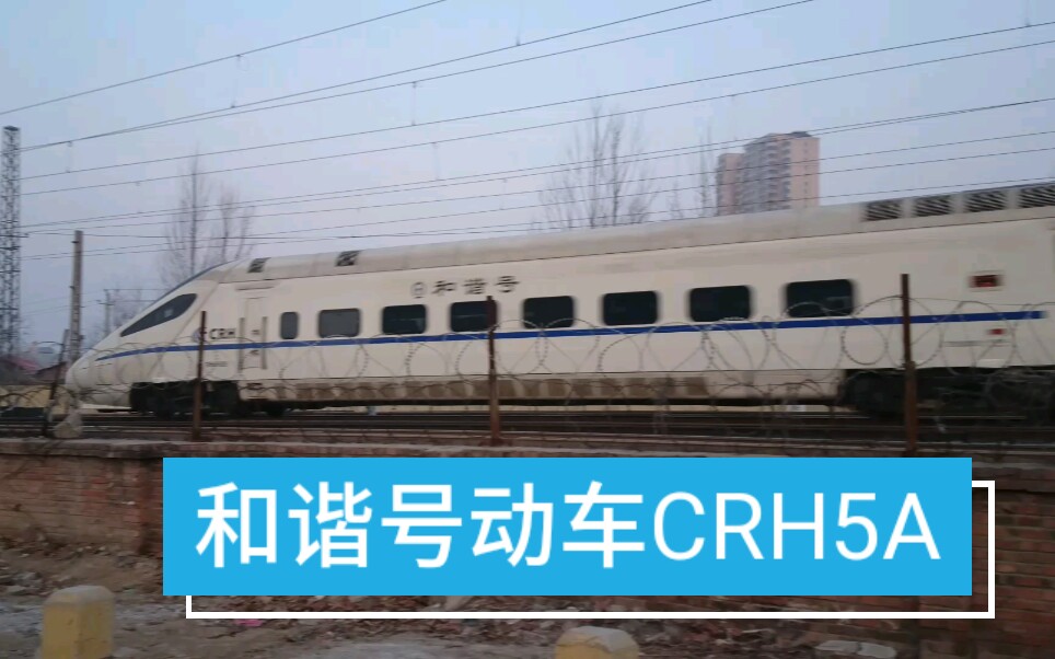 活动作品京广铁路crh5a和谐号动车通过