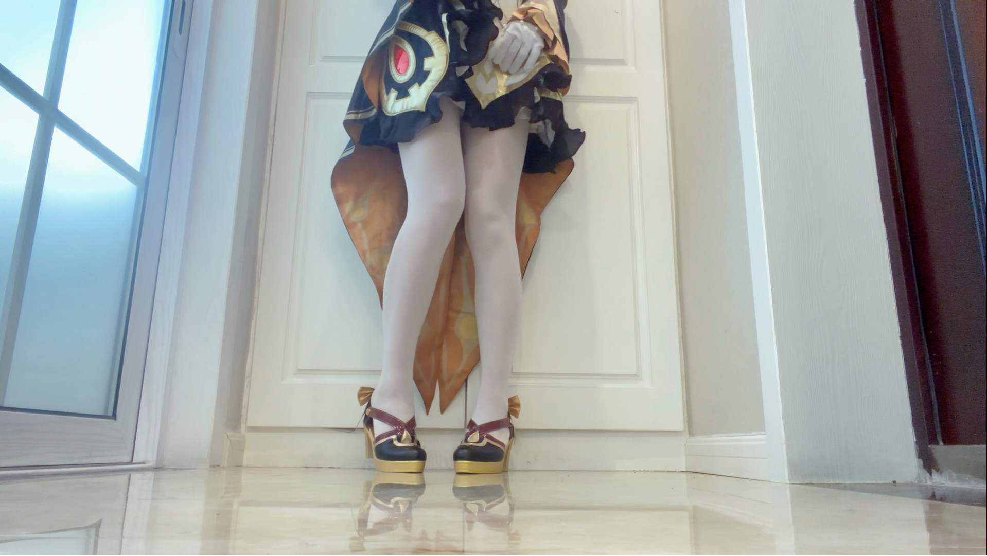 Tonight I'm your Christmas present. Hee hee hee hee hee.