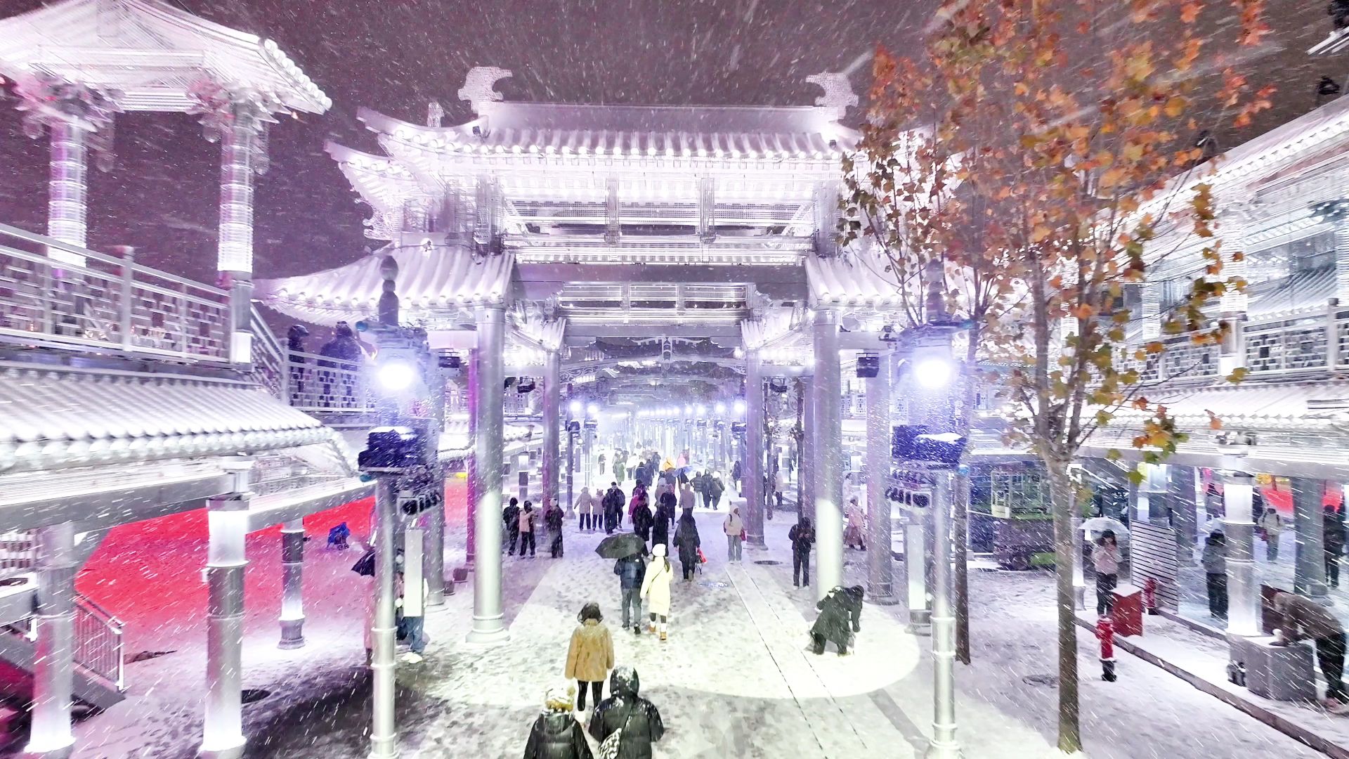 2025年12月12日万岁山的第一场雪