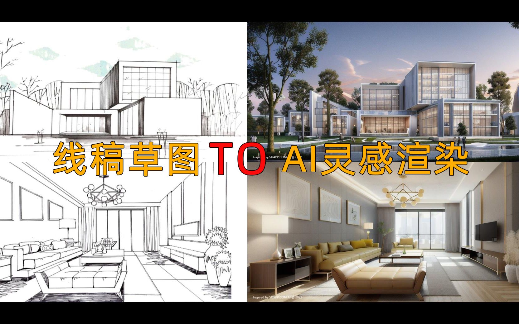 美梦成真!AI一键渲染生成效果图!附Arko AI安装包及教程
