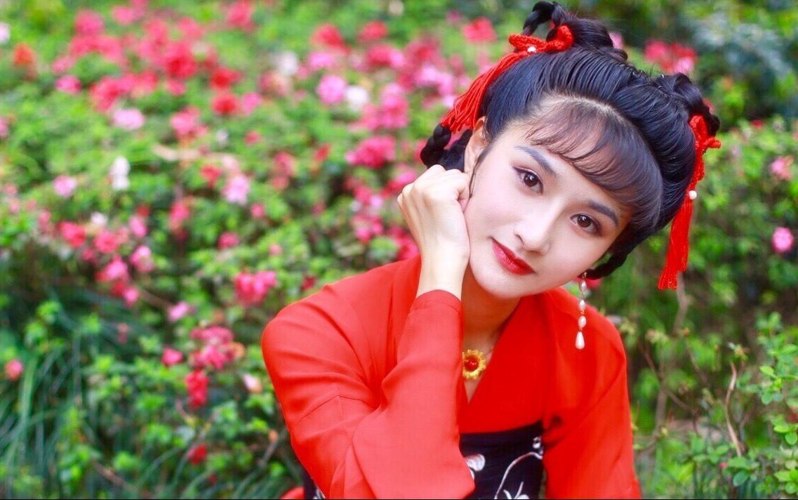 虫虫的汉服发型教程-电视剧刘晓庆版本武则天才人时期