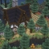 【Minecraft】单人生存建筑10：房屋、桥与采蜜机/养蜂之地